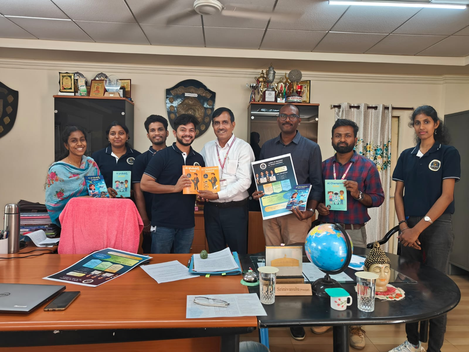 KV School- Nalgonda Visit